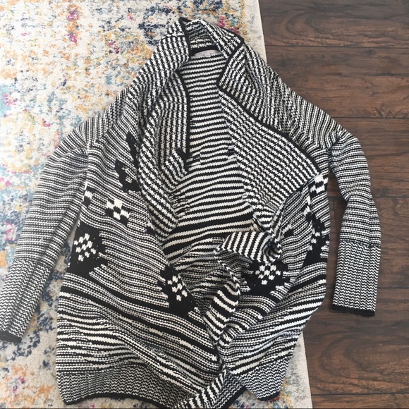 Gap | thick wool sweater waterfall cardigan - Picture 4 of 6